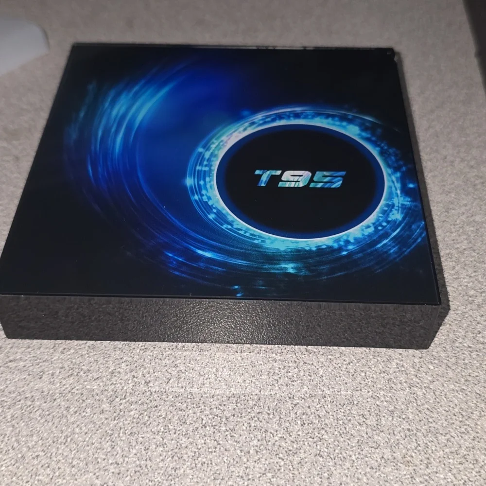 New T95 Android TV Box with Remote and Accessories